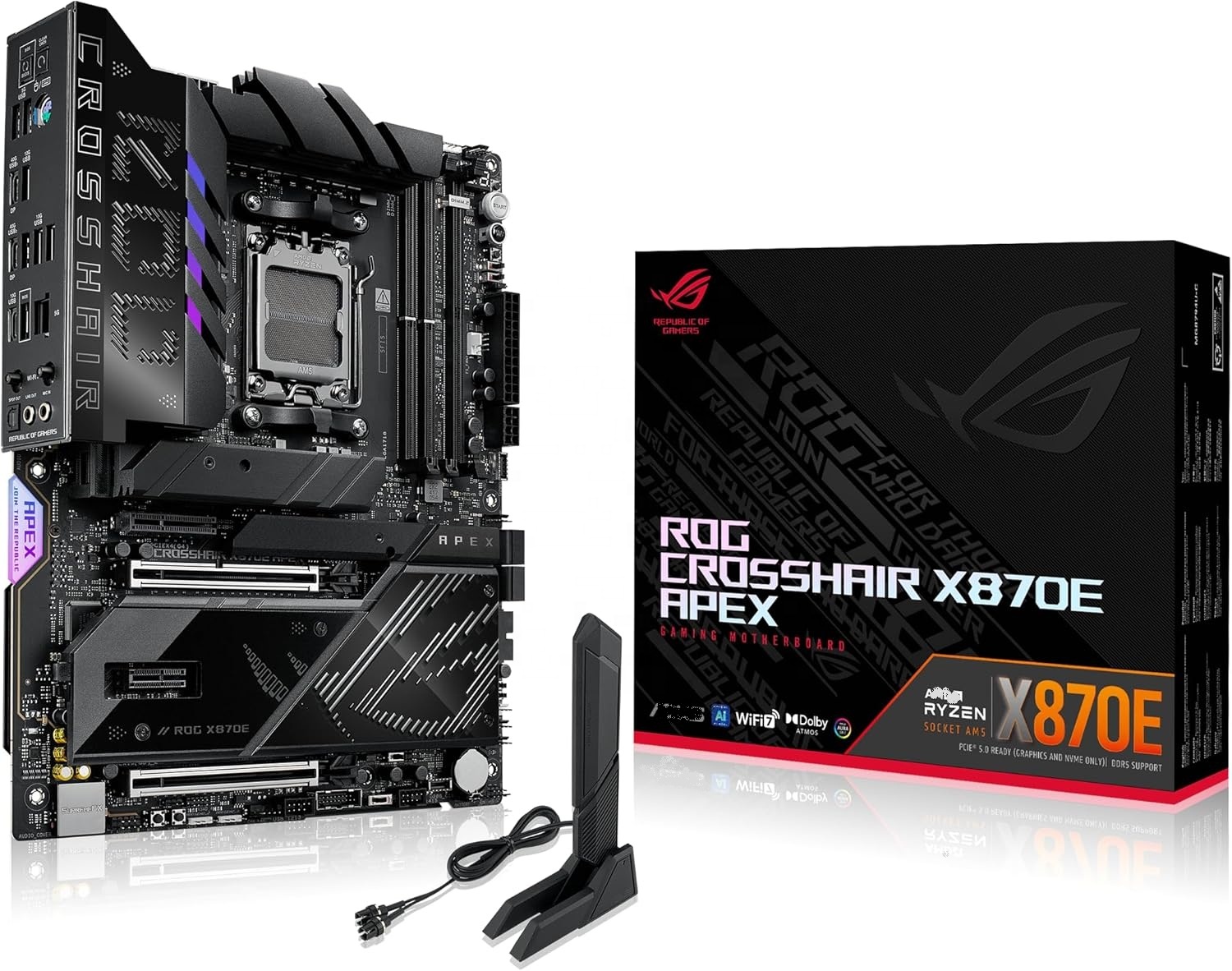 لوحة أم Rog Crosshair X870e Ap - مراجعة X870E Atx Motherboard وسعره